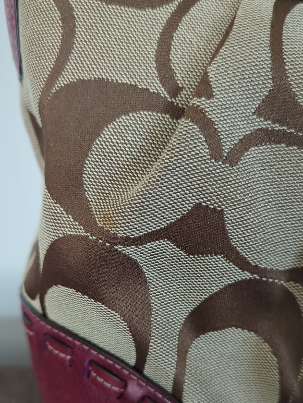 Coach 12227 Ergo Canvas Hobo Shoulder Bag - Picture 12 of 16